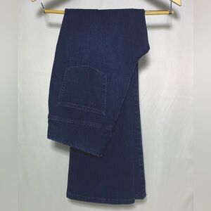 Soft surroundings navy blue boot cut jeans